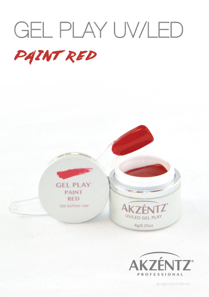 Paint Red - Akzentz Gel Play UV/LED Secondary image