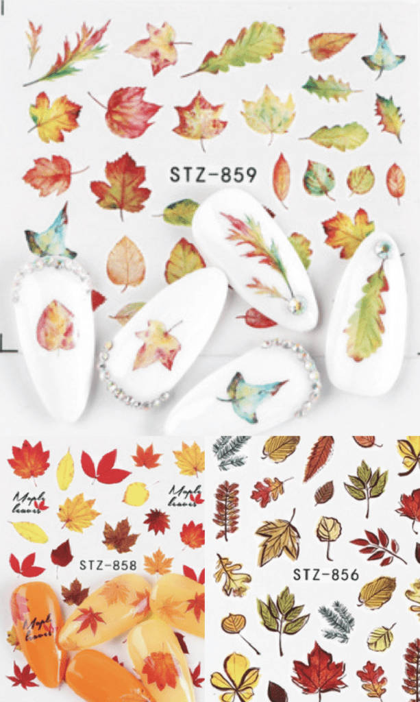 Fall Leaf Slider Set - 3pc