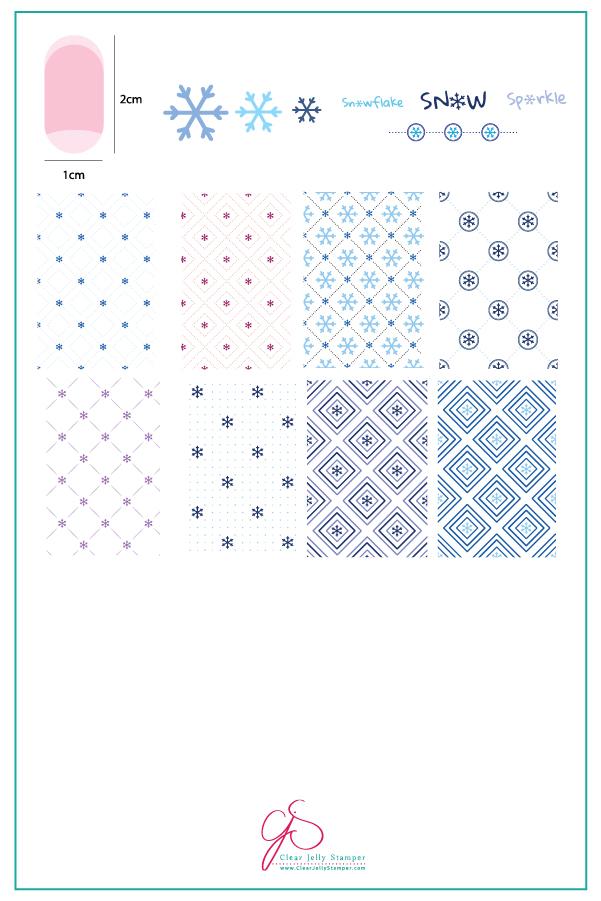 Fully Frozen (CjS-145) - Clear Jelly Stamping Plate Main image