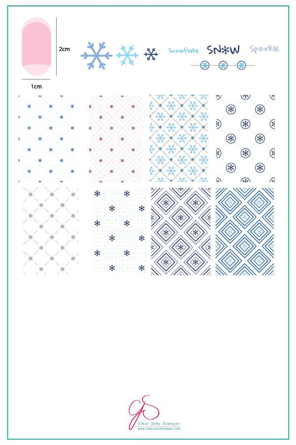 Fully Frozen (CjS-145) - Clear Jelly Stamping Plate