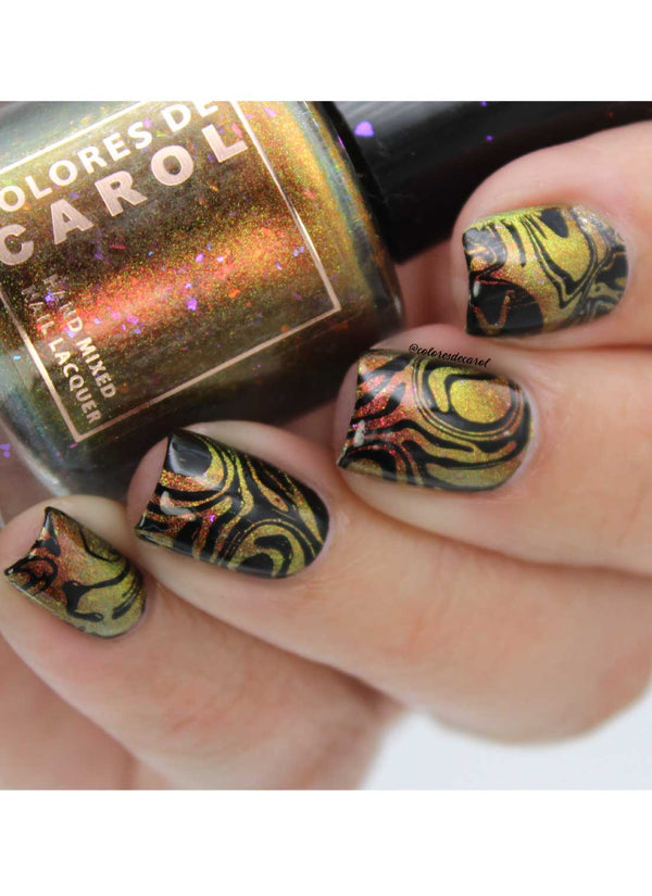 Fluid Movement - Liquid Textures - Uber Chic Mini Stamping Plate