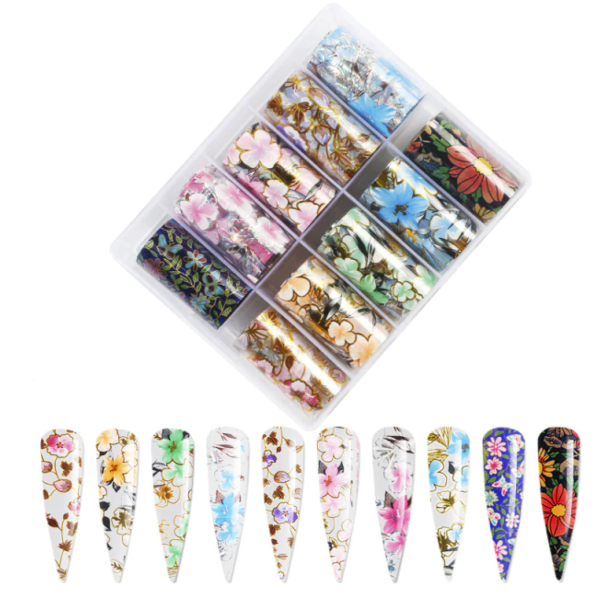 Floral with Shiny Holo Foil Set Main image
