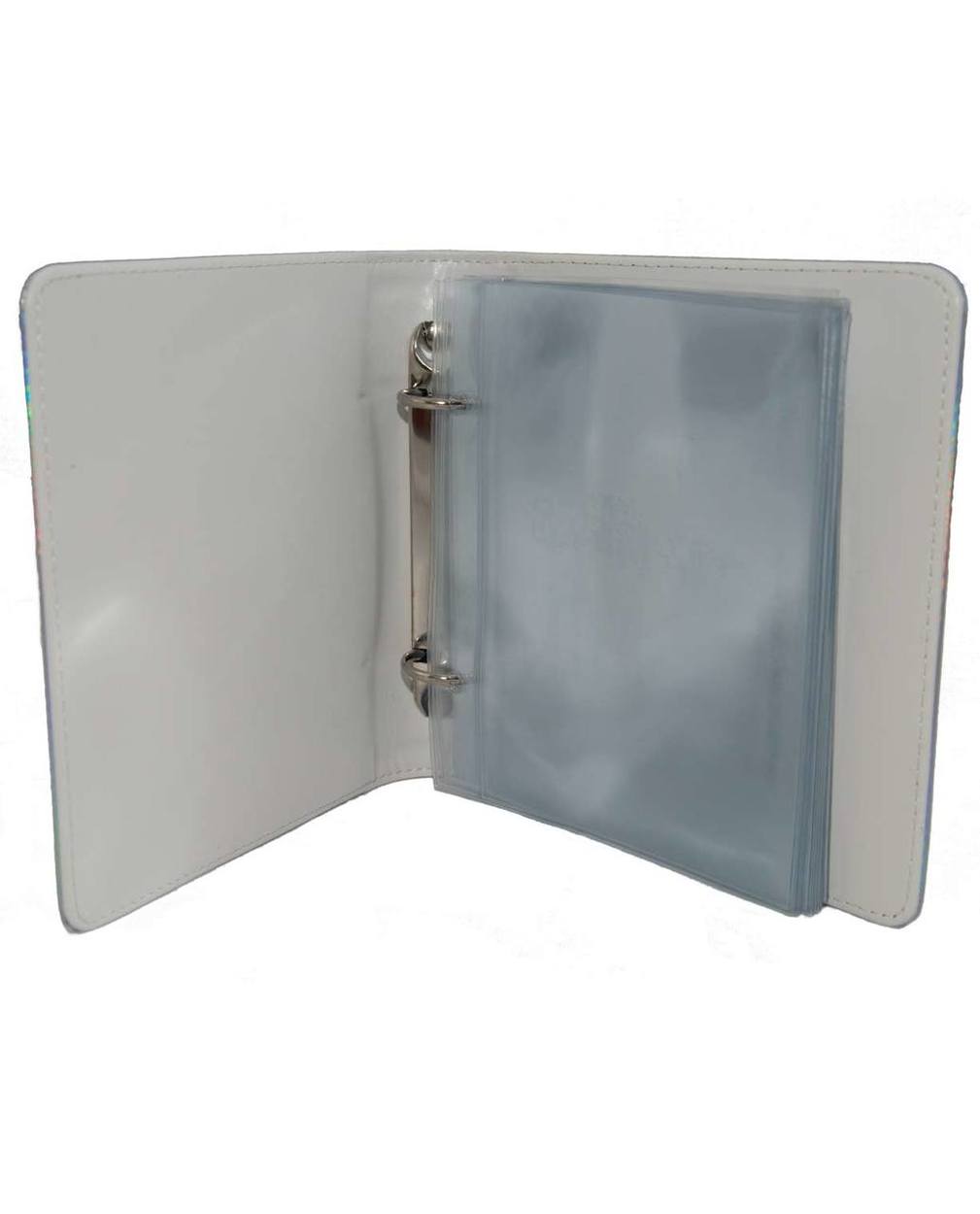 Holographic Nail Stamp Storage Binder - Fits Full Size Plates - Silver Secondary image