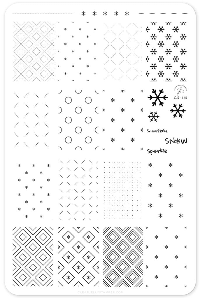 Fully Frozen (CjS-145) - Clear Jelly Stamping Plate Secondary image