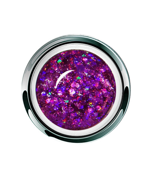 Fuchsia Dazzle Glitter - Gel Play UV/LED