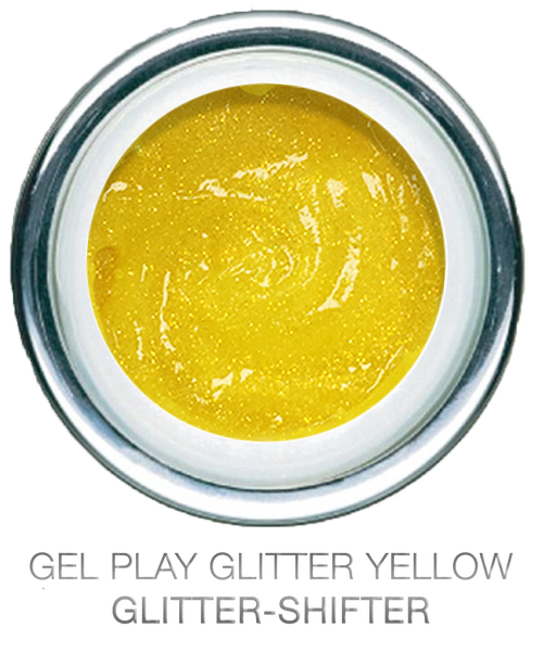 Glitter Shifter Yellow - Akzentz Gel Play UV/LED