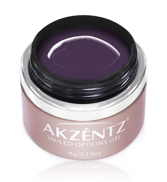 Gel Art Purple - Akzentz Options UV/LED - LuvNailz