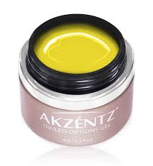 Gel Art Yellow - Akzentz Options UV/LED - LuvNailz