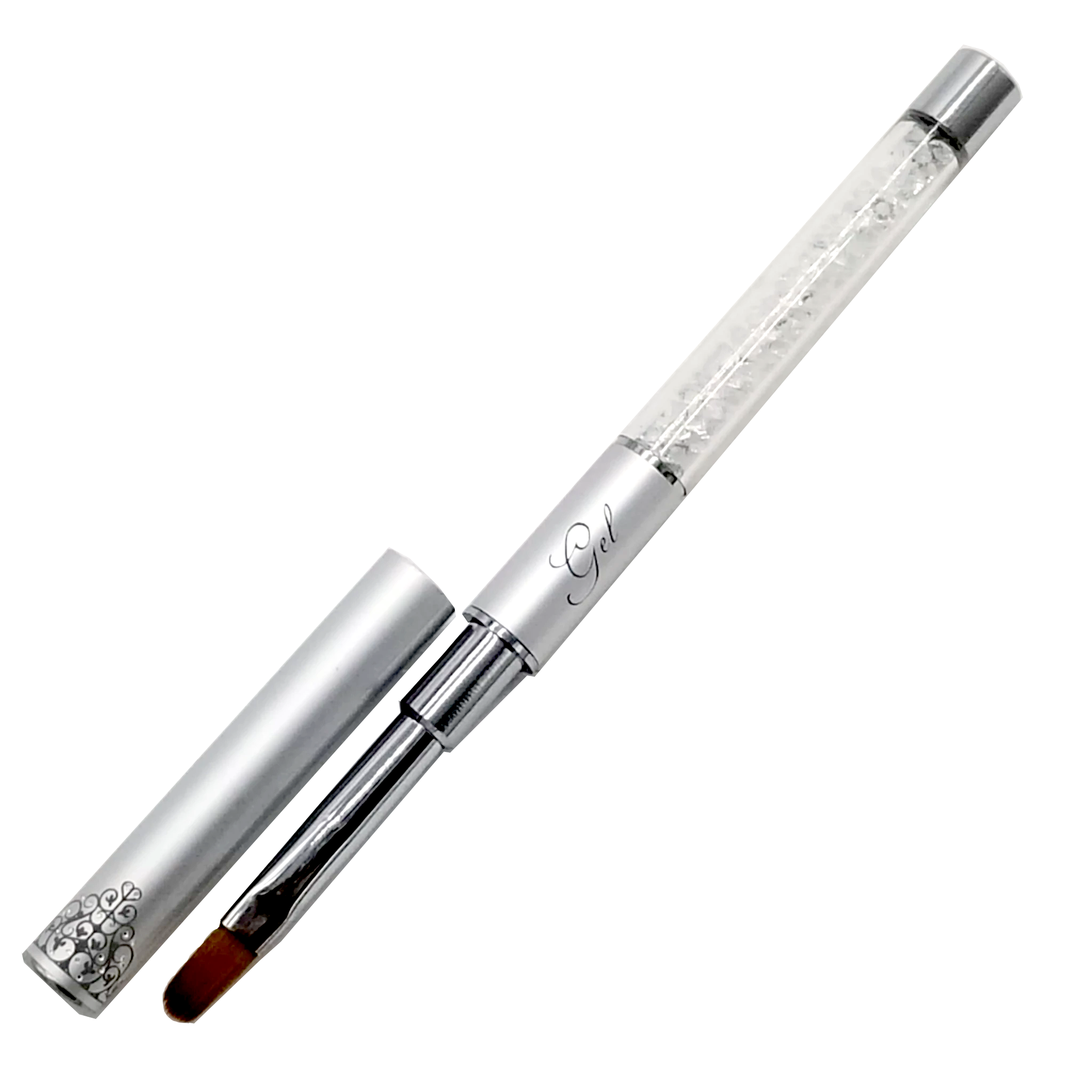 Premium Crystal Gel Brush #6 Oval Secondary image