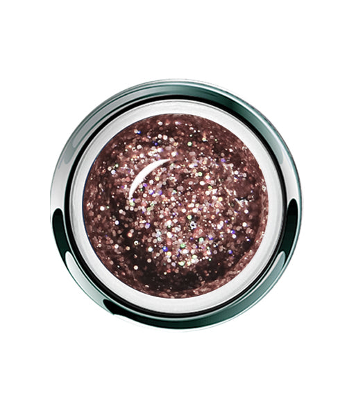 Rosy Dazzle Glitter - Gel Play UV/LED