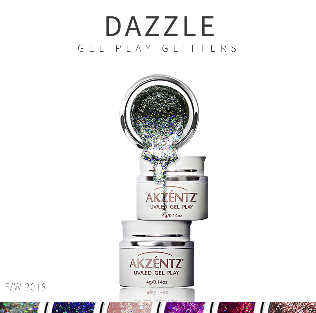 Rosy Dazzle Glitter - Gel Play UV/LED Secondary image