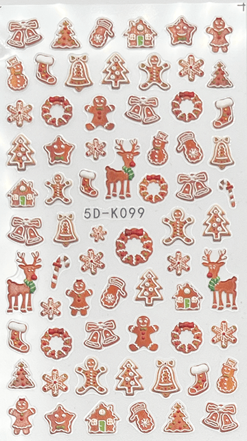 5D Textured Decals - GINGERBREAD # K 099 Main image