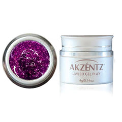 Glitter Purple - Akzentz Gel Play UV/LED