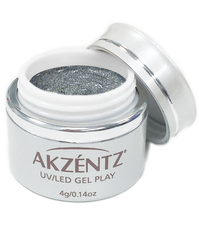 Glitter Silver - Akzentz Gel Play UV/LED