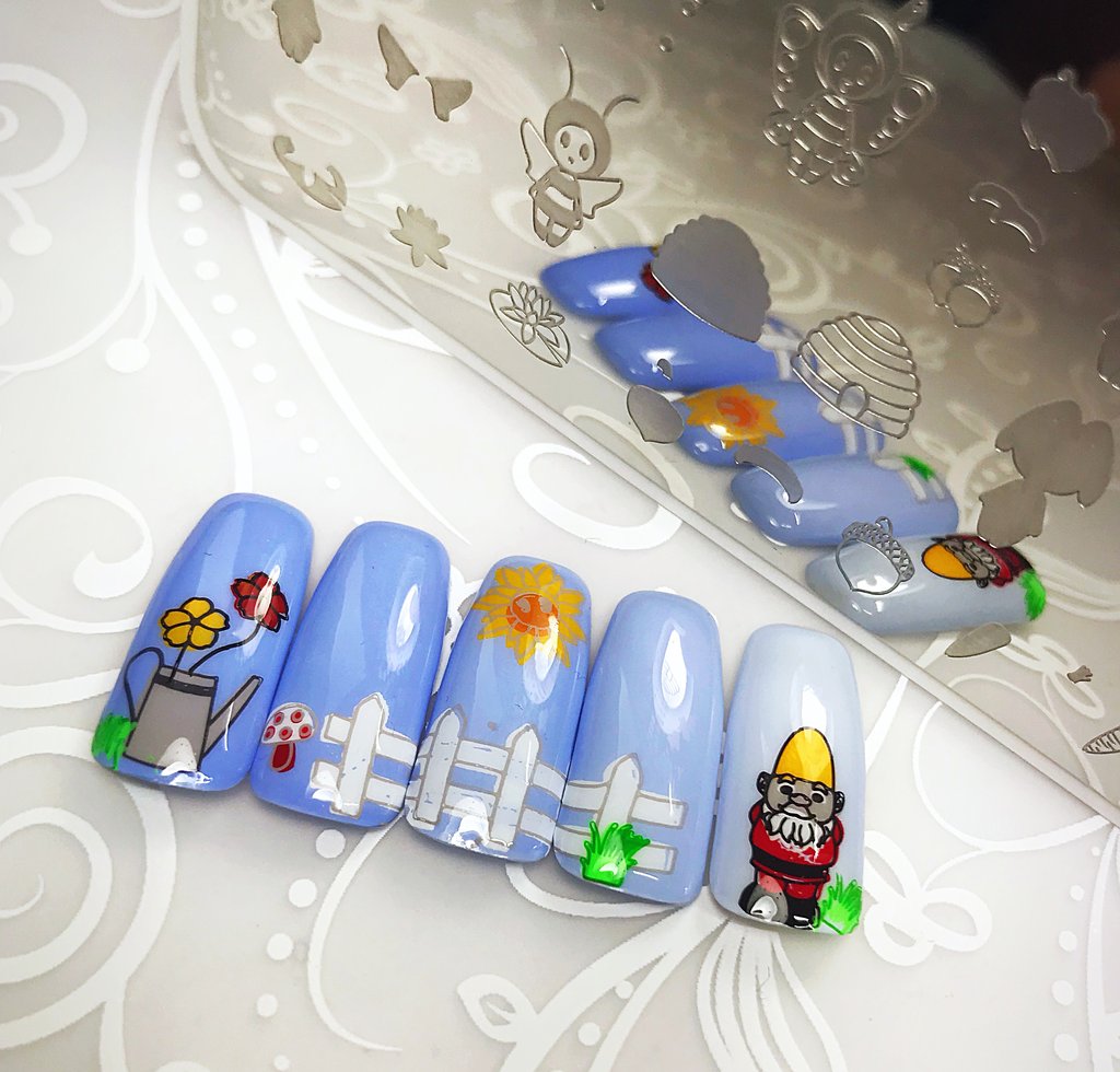 Gnome Place Like Home (CjSLC-17) - Clear Jelly Stamping Plate