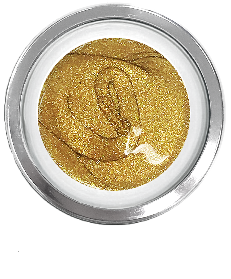 Glitter Golden Nugget Metallic - Akzentz Gel Play UV/LED