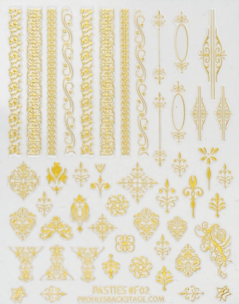 Pasties - Gold Filigree # F 02 Main image