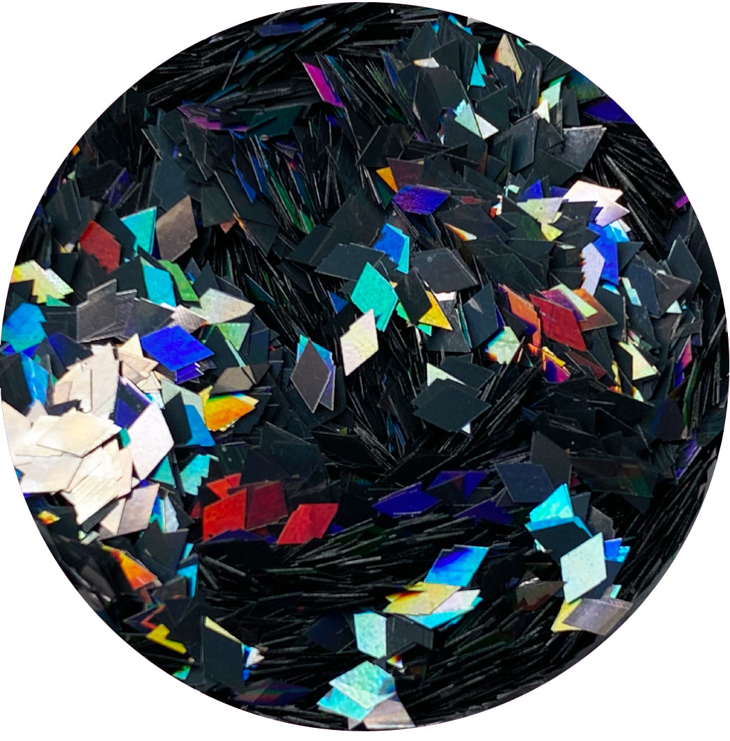 Holo Gunmetal Diamond Confetti Glitter Main image
