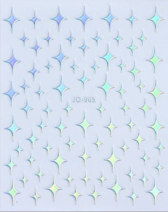 Pasties - Holo Starburst Silver JO-965