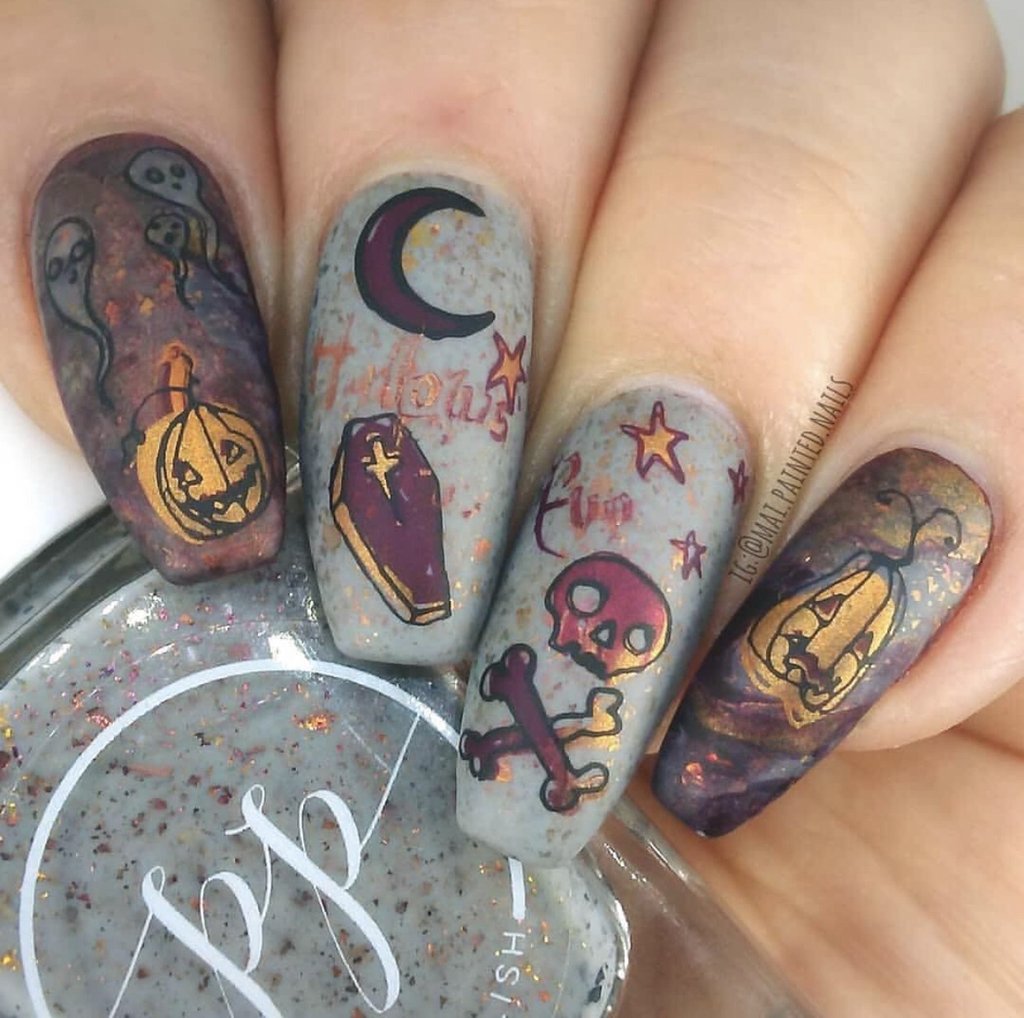 Halloween - Spooky (CjSH-05) - CJS Small Stamping Plate