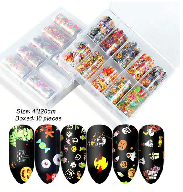 Halloween!!  Clear Foil Set