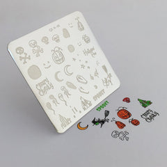 Halloween - Spooky (CjSH-05) - CJS Small Stamping Plate