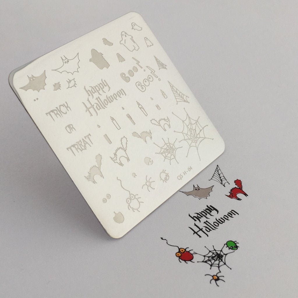Halloween - Trick OR Treat (CjSH-04) - CJS Small Stamping Plate Secondary image
