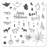 Halloween - Trick OR Treat (CjSH-04) - CJS Small Stamping Plate
