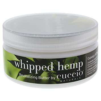 Cuccio Naturalé Whipped Hemp Revitalizing Butter - Long-Lasting Hydration, Rejuvenating, Calming, Nourishing - For Hands, Body, Feet - Paraben/Cruelty Free, w/Cupuacu Seed Butter, Chia Seed Oil - 8 oz
