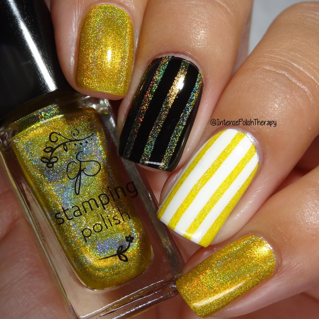 Holo Gold Stamping Polish #H02 Main image