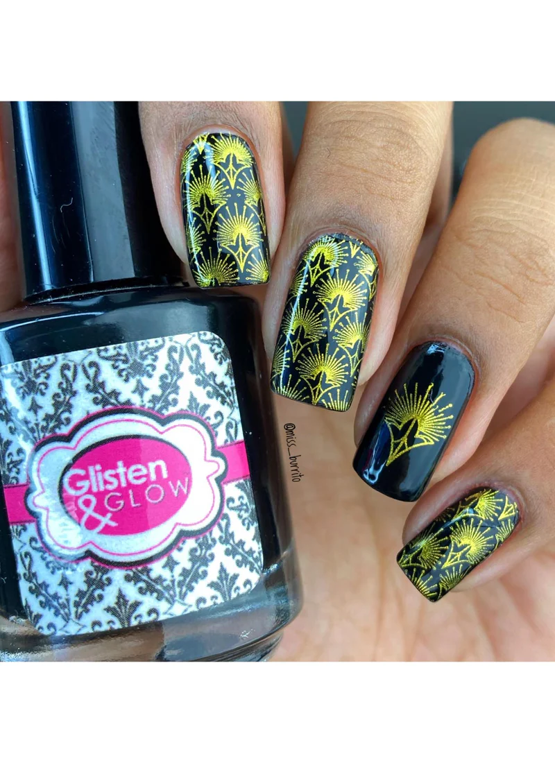 Art Deco Refinement-  Uber Chic Stamping Plate Secondary image