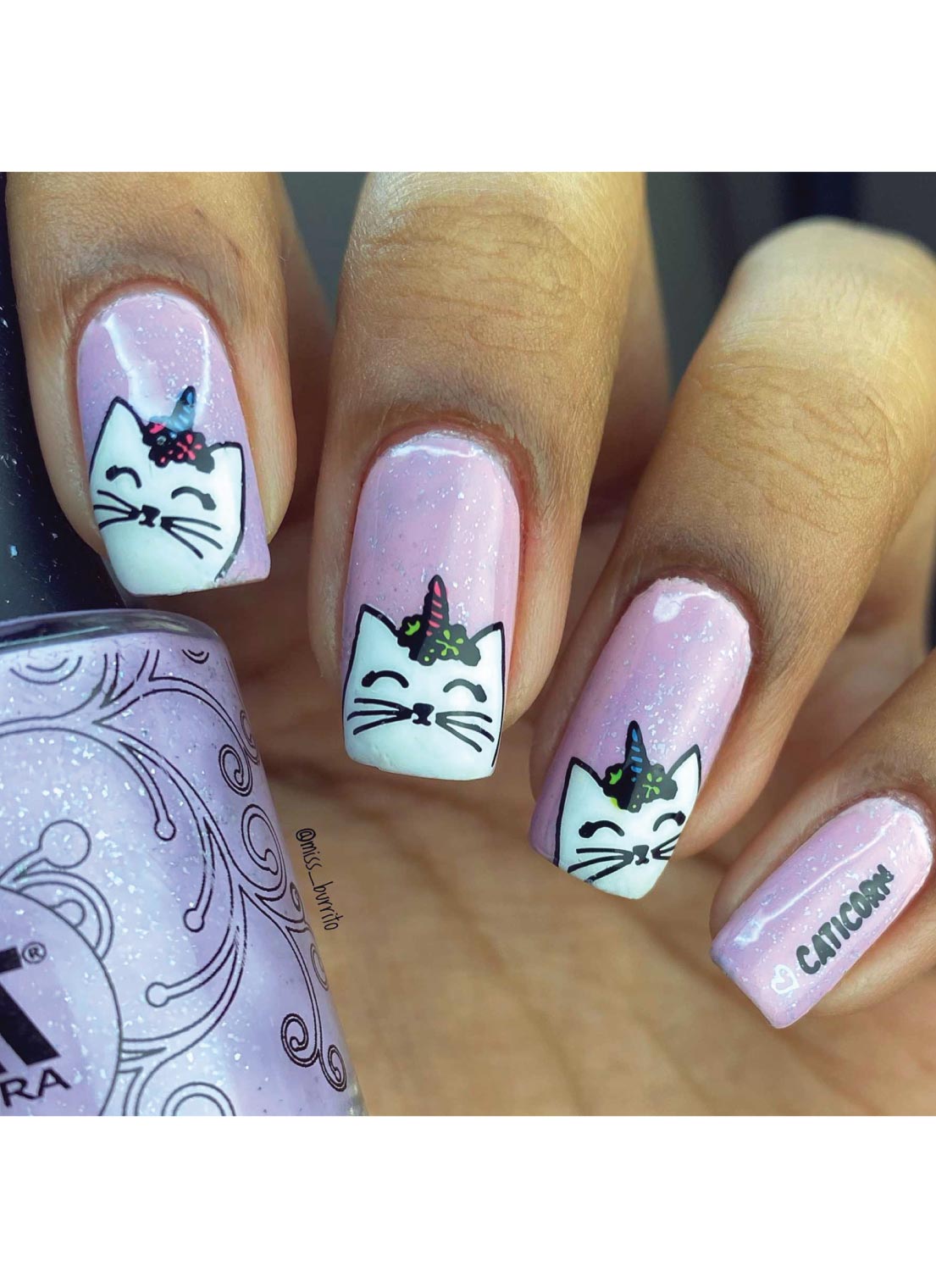 Unicorn Love  2 -  Uber Chic Stamping Plate