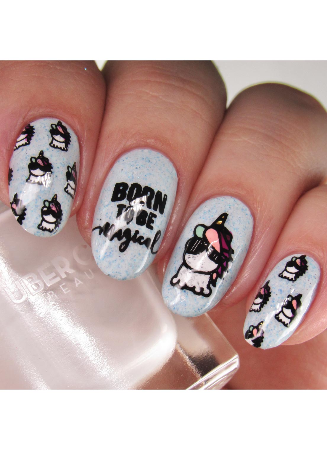 Unicorn Love  2 -  Uber Chic Stamping Plate Secondary image