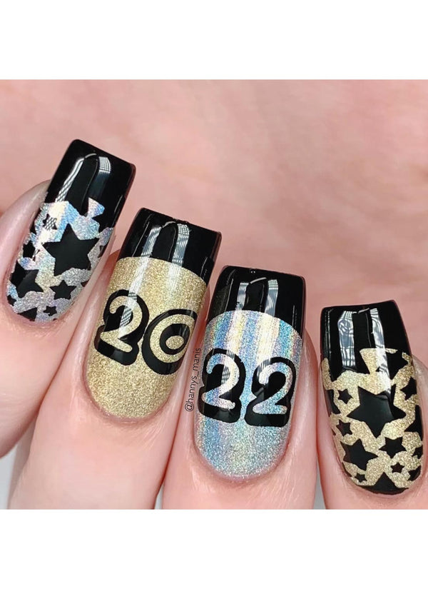 New Year New Digits - Uber Chic Stamping Plate