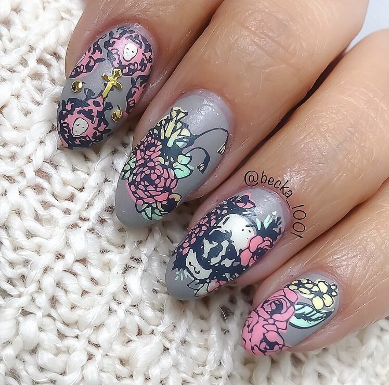 Romantic Rebel (CjS LC-31) - Clear Jelly Stamping Plate