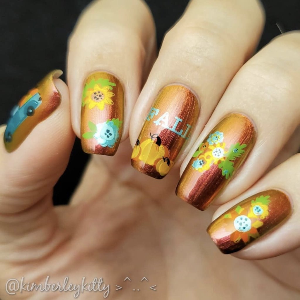 Pumpkin Patch (CjS LC-57)  - Clear Jelly Stamping Plate