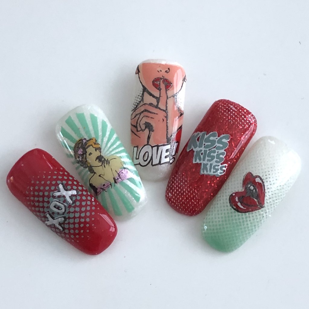 POP Heart (CjSV-22)  -  Clear Jelly Stamping Plate