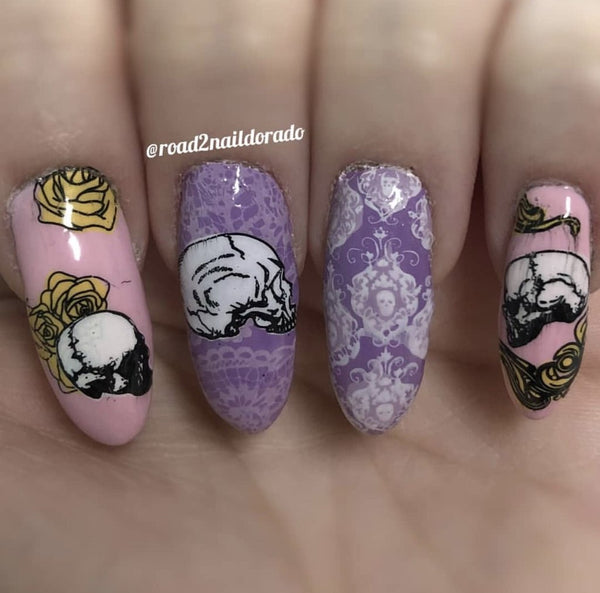 Romantic Rebel (CjS LC-31) - Clear Jelly Stamping Plate