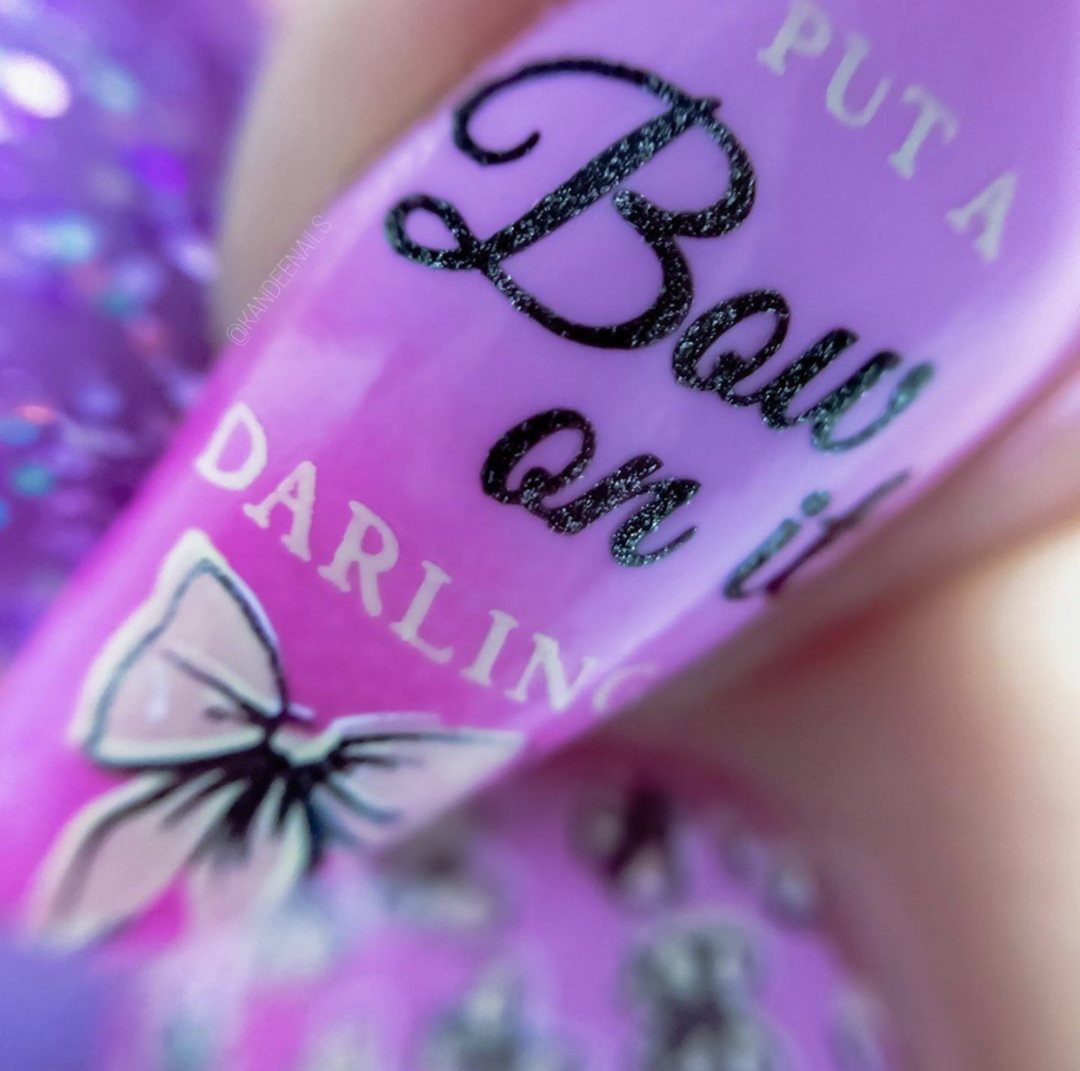 Put a Bow on it, Darling (CjS-147) - Clear Jelly Stamping Plate