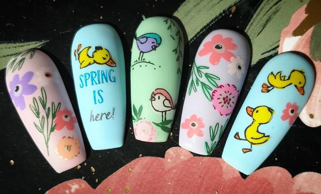Spring is in the Air (CjS-95) - Clear Jelly Stamping Plate