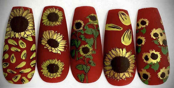 Sunflowers (CjS-163) - CJS Medium Stamping Plate