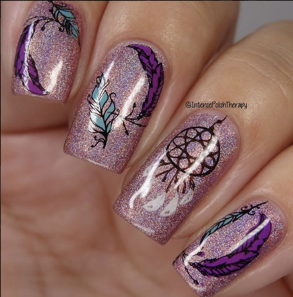 Idle No More by Anita Angel(CjSLC-06) - Clear Jelly Stamping Plate