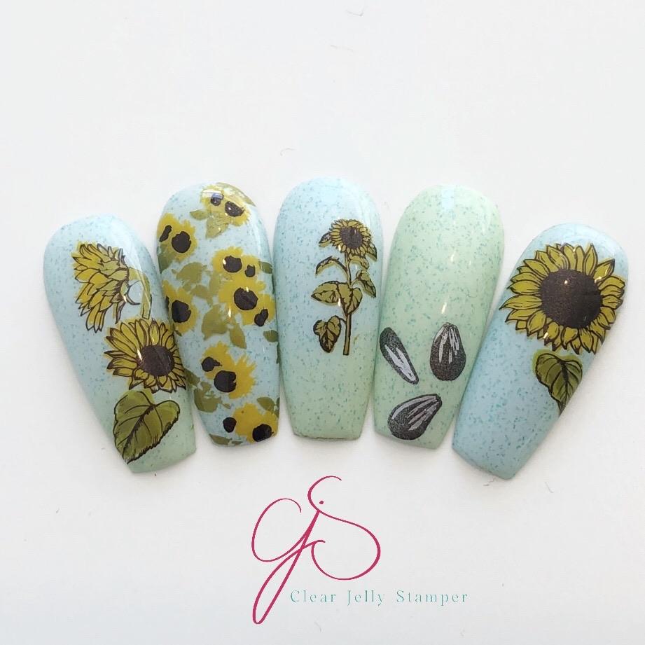 Sunflowers (CjS-163) - CJS Medium Stamping Plate Secondary image