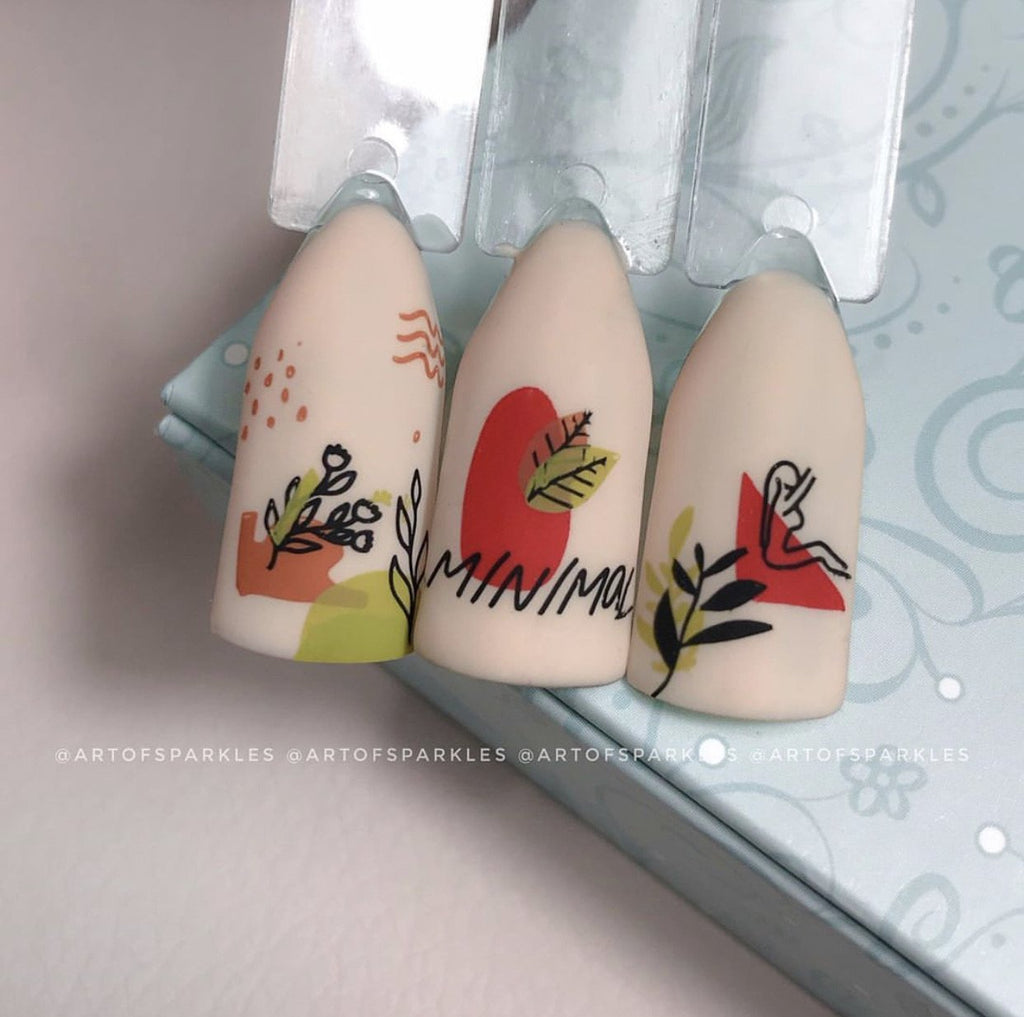 Mod Life Series - Minimalist (CjS-153) - Clear Jelly Stamping Plate
