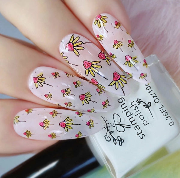 Summer (CjS-160)  - Clear Jelly Stamping Plate