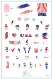 Fourth of July (CjS-255) - Clear Jelly Stamping Plate
