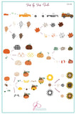 Patterned Pumpkins (CjS-220) - Clear Jelly Stamping Plate