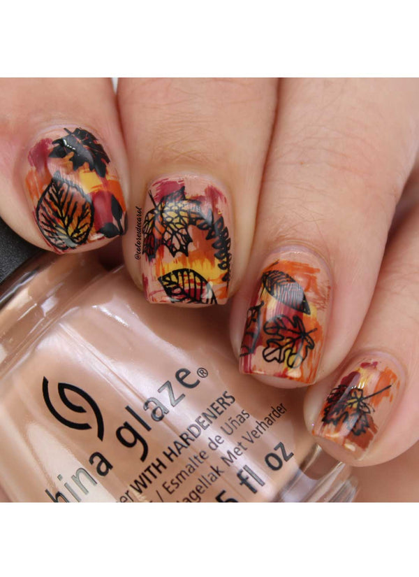 Lovely Leaves 6 - Uber Chic Stamping Plate