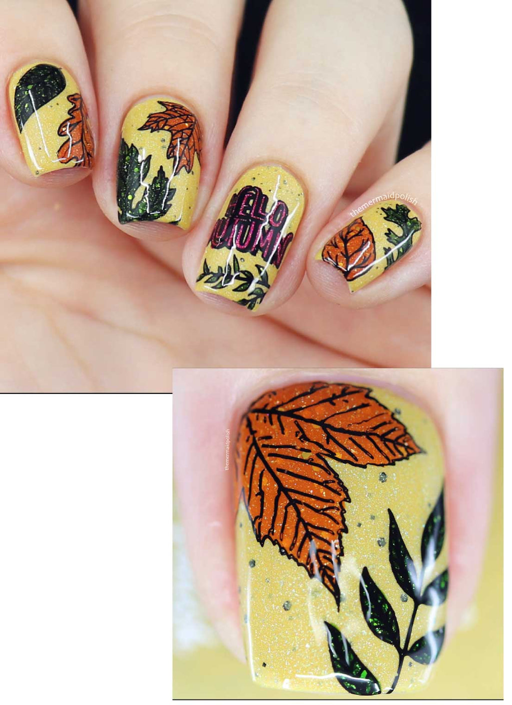 Lovely Leaves 6 - Uber Chic Stamping Plate
