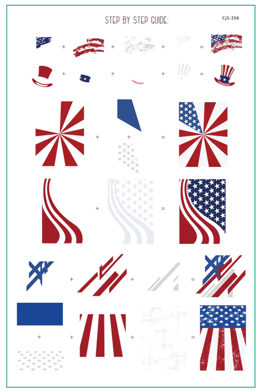 United States of America (CjS-256) - Clear Jelly Stamping Plate